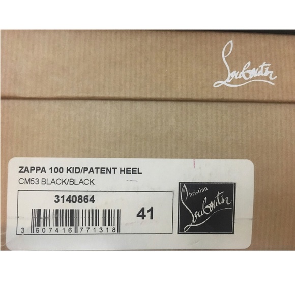 CHRISTIAN LOUBOUTIN Zappa 100 kid/patent heels - Picture 8 of 14
